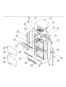 Front Chassis parts for Dacor Wall Oven RO230FS from AppliancePartsPros.com