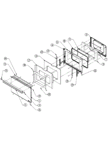 Door Assembly parts for Dacor Wall Oven MORS230B from AppliancePartsPros.com