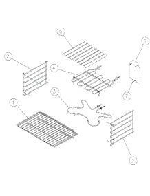 Inside Cell parts for Dacor Wall Oven MCS227 from AppliancePartsPros.com