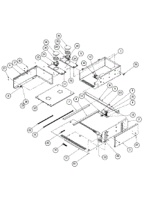Chassis parts for Dacor Grill Smoker OB52NG from AppliancePartsPros.com