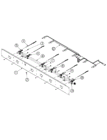 Manifold parts for Dacor Grill Smoker OB52NG from AppliancePartsPros.com