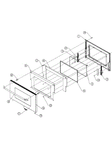 Door Assembly parts for Dacor Range ER36GISCHLP from AppliancePartsPros.com