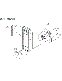 Control Panel parts for Dacor Microwave DMW2420S from AppliancePartsPros.com