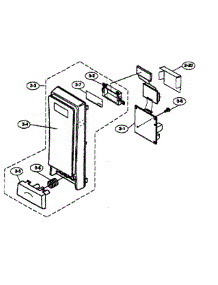 Panel Assembly parts for Dacor Microwave DMO24S from AppliancePartsPros.com
