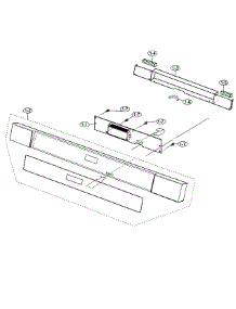 Trim Assembly parts for Dacor Microwave MMDV30S from AppliancePartsPros.com