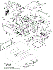 Cabinet parts for Dacor Microwave MMD24S from AppliancePartsPros.com
