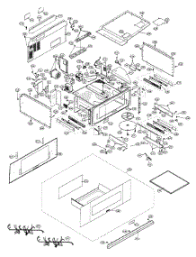 Cabinet parts for Dacor Microwave MMD30S from AppliancePartsPros.com
