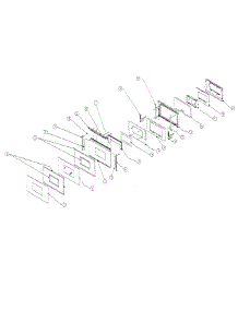 Door Assembly parts for Dacor Range MRES30S from AppliancePartsPros.com