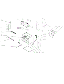 Cabinet Assembly parts for Dacor Range MRES30S from AppliancePartsPros.com