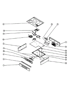 Top Assembly parts for Dacor Range MRES30S from AppliancePartsPros.com