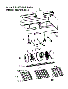 Range Hood parts for Broan Range Hood E6448SS from AppliancePartsPros.com