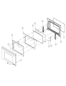 Door Assembly parts for Dacor Range DR30DNG from AppliancePartsPros.com