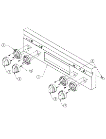 Control Panel parts for Dacor Range DR30DNGH from AppliancePartsPros.com