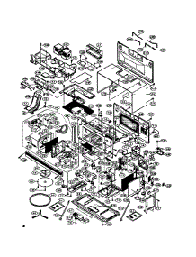 Cabinet Parts parts for Dacor Microwave PCOR30B from AppliancePartsPros.com