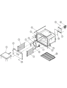 Oven Assembly parts for Dacor Range DR30DNGH from AppliancePartsPros.com
