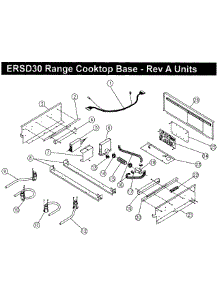 Cooktop-Rev A parts for Dacor Range ERSD30NGH from AppliancePartsPros.com