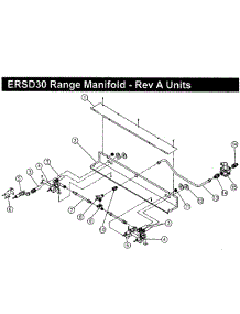 Manifold-Rev A parts for Dacor Range ERSD30NGH from AppliancePartsPros.com