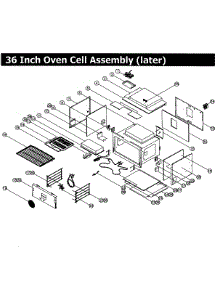 Cell 36,Later parts for Dacor Range ERSD48LPH from AppliancePartsPros.com
