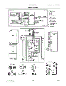 10 - Wiring Diagram parts for Electrolux Refrigerator E23BC68JPSCA from AppliancePartsPros.com