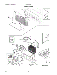 06 - Cooling System parts for Electrolux Refrigerator E23BC69SPS0 from AppliancePartsPros.com