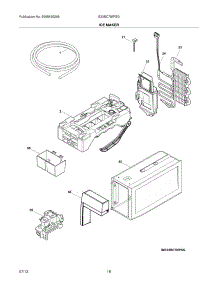 17 - Ice Maker parts for Electrolux Refrigerator E23BC78IPSG from AppliancePartsPros.com