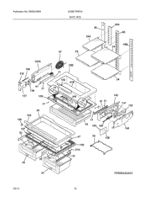 09 - Shelves parts for Electrolux Refrigerator E23BC78IPSH from AppliancePartsPros.com