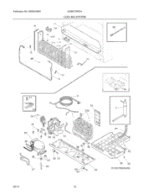 11 - Cooling System parts for Electrolux Refrigerator E23BC78IPSH from AppliancePartsPros.com