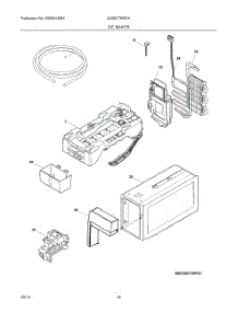 17 - Ice Maker parts for Electrolux Refrigerator E23BC78IPSH from AppliancePartsPros.com