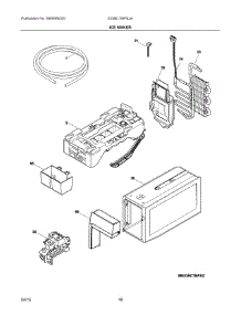 09 - Ice Maker parts for Electrolux Refrigerator E23BC78IPSJA from AppliancePartsPros.com