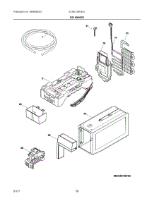 09 - Ice Maker parts for Electrolux Refrigerator E23BC78IPSLA from AppliancePartsPros.com
