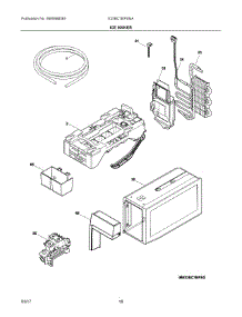 09 - Ice Maker parts for Electrolux Refrigerator E23BC78IPSNA from AppliancePartsPros.com