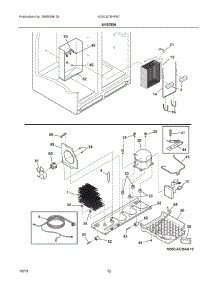 07 - System parts for Electrolux Refrigerator E23CS78HPS7 from AppliancePartsPros.com