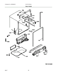 06 - Tub & Frame parts for Electrolux Dishwasher E24ID74QPS4A from AppliancePartsPros.com
