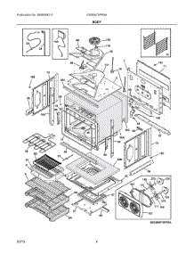 03 - Body parts for Electrolux Oven E30EW75PPSA from AppliancePartsPros.com
