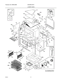07 - Lower Oven parts for Electrolux Wall Oven E30EW8CGPS7 from AppliancePartsPros.com