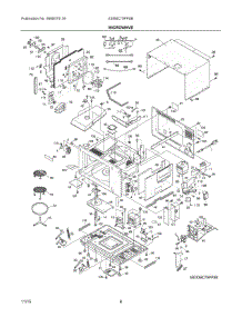 03 - Microwave parts for Electrolux Microwave E30MC75PPSB from AppliancePartsPros.com
