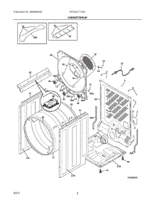 02 - Cabinet / Drum parts for Electrolux Laundry Center EFDG317TIW0 from AppliancePartsPros.com