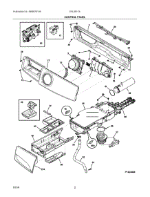 02 - Control Panel parts for Electrolux Laundry Center EFLS517SIW0 from AppliancePartsPros.com