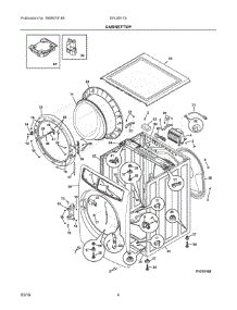 03 - Cabinet / Top parts for Electrolux Laundry Center EFLS517SIW0 from AppliancePartsPros.com
