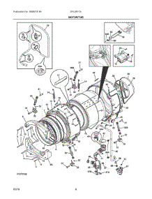 04 - Motor / Tub parts for Electrolux Laundry Center EFLS517STT0 from AppliancePartsPros.com