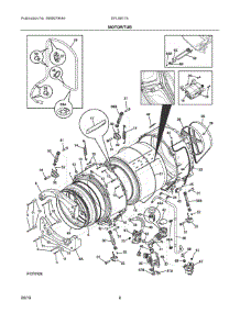 04 - Motor / Tub parts for Electrolux Laundry Center EFLS617SIW0 from AppliancePartsPros.com