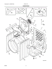 02 - Cabinet / Drum parts for Electrolux Laundry Center EFMC517STT0 from AppliancePartsPros.com