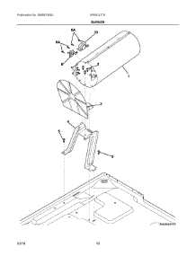 06 - Burner parts for Electrolux Laundry Center EFMC517STT0 from AppliancePartsPros.com