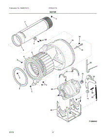 05 - Motor parts for Electrolux Laundry Center EFMC617SIW0 from AppliancePartsPros.com