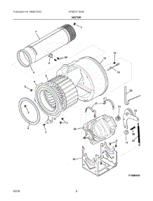 05 - Motor parts for Electrolux Laundry Center EFME417SIW0 from AppliancePartsPros.com