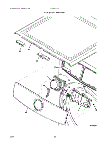 04 - Controls / Top Panel parts for Electrolux Laundry Center EFME517SIW0 from AppliancePartsPros.com