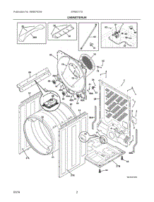 02 - Cabinet / Drum parts for Electrolux Laundry Center EFME517STT0 from AppliancePartsPros.com