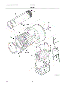 05 - Motor parts for Electrolux Laundry Center EFME617SIW0 from AppliancePartsPros.com