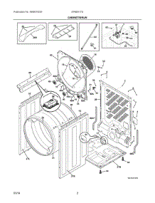 02 - Cabinet / Drum parts for Electrolux Laundry Center EFME617STT0 from AppliancePartsPros.com