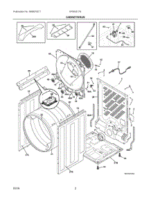02 - Cabinet / Drum parts for Electrolux Laundry Center EFMG517SIW0 from AppliancePartsPros.com